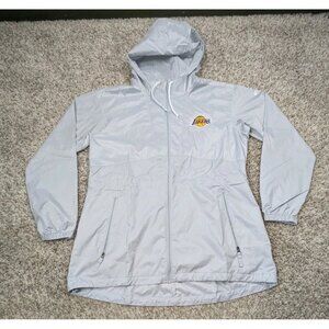 Columbia Los Angeles Lakers Flashback Windbreaker Women's Large Long Full Zip